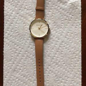 Michael Kors Gen 3 camel colored leather watch.